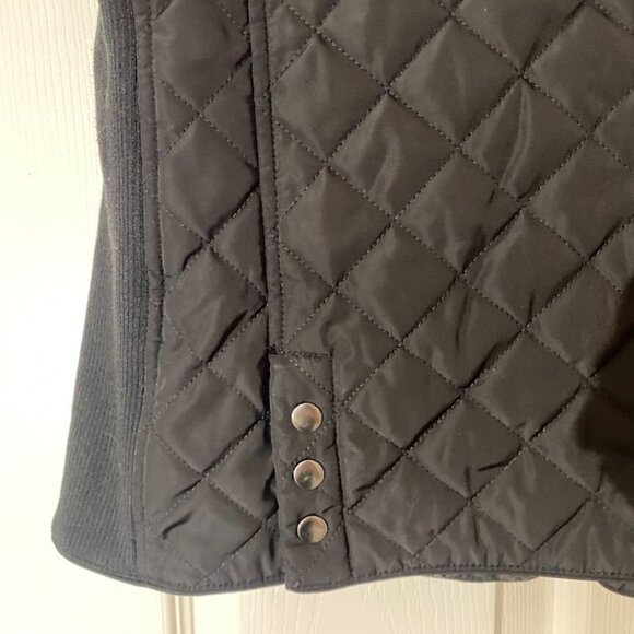 Market & Spruce women's black quilted vest, size M - Picture 8 of 10